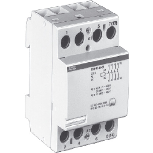 Контактор модульный ESB-40-40 (40А AC1) катушка 110B AC/DC