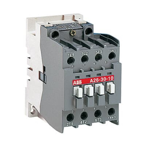 Контактор A26-30-10 (26А AC3) катушка 110В AC ABB