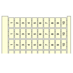 Маркер вертикальный 10x(1-10) RC65