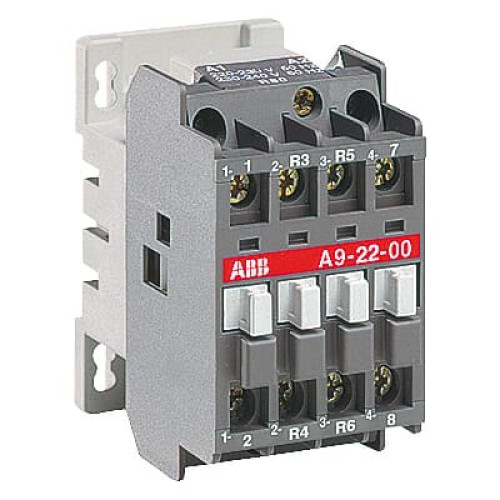 Контактор A9-22-00 (9А AC3) катушка 24В AC ABB