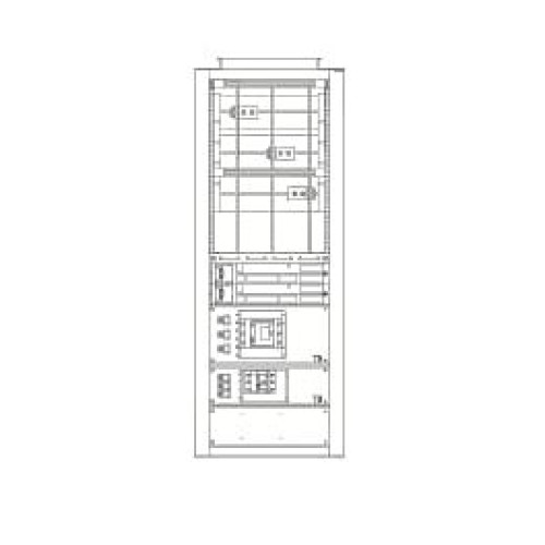 Панель верхн. с отв. под RF вентил. Г6 шир.2 IP30