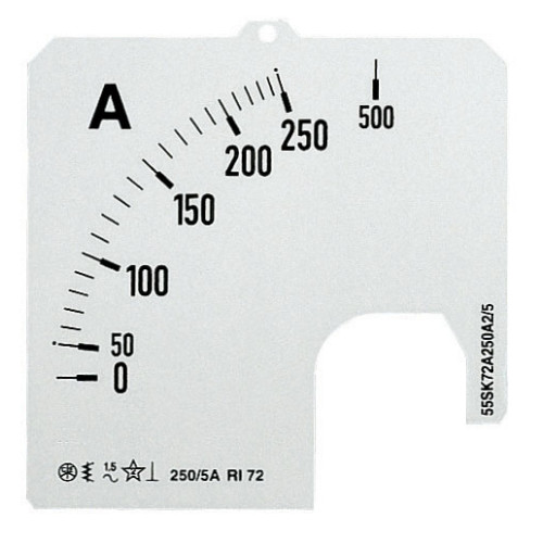 Шкала для амперметра SCL 1A5/100