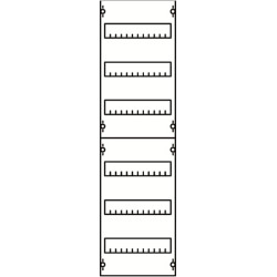 Панель для модульных уст-в 1ряд/6 реек