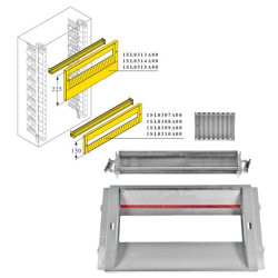 DIN-рейка+пластрон H=150мм для шкафа GEMINI (Размер2-3)