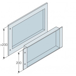 Панель глухая углубленная 500x600мм ВхШ