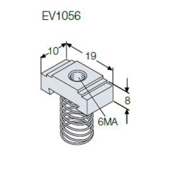 Гайка М6 для EV1050 (100шт)