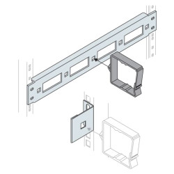Панель для держателей кабеля,1HE