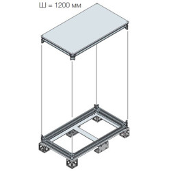 Рама шкафа верхняя/нижняя 1200X400ШхГ