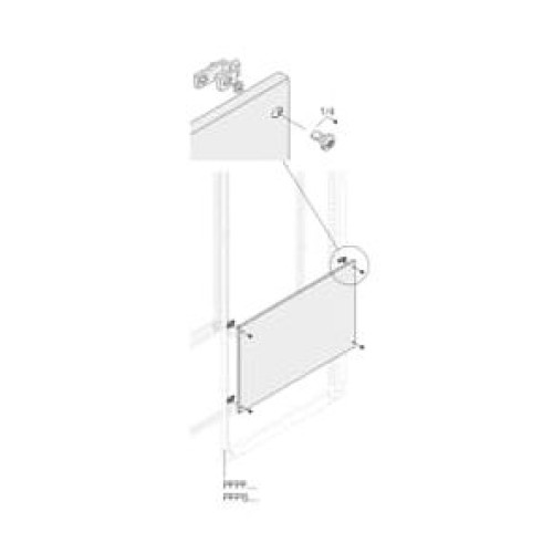 RUPFB1540 Панель глухая 150x400 ВхШ