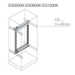 Рама 19 дюймов поворотная, 9HE 500x600мм