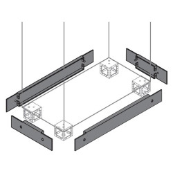 Комплект фланца цоколя 100х600мм (2шт) ABB