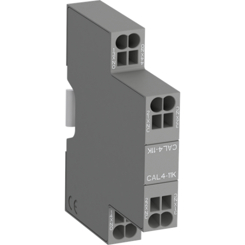 Блок контактный CAL4-11K (1НО+1НЗ) боковой с втычными клеммами для контакторов AF09K-AF38K и реле NF22EK-NF40EK