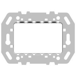 Суппорт стальной для рамок итальянского стандарта, на 1-2-3 модуля, без монтажных лапок