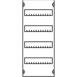 Панель для модульных уст-в 1ряд/4рейки