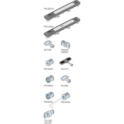 Комплект перегородок для секционирования P3 H350MM W600MM