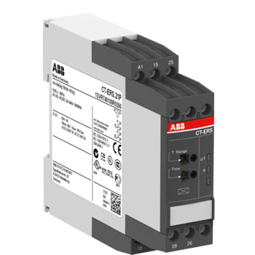 Реле времени CT-APS.12S (задержка на отключ.) 24-240B AC, 24-48B DC, 0.05с..300ч, 1ПК, винтовые клеммы