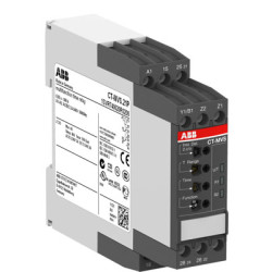 Реле времени CT-MVS.22P многофункциональное, 24-240В АС, 24- 48В DC, 0,05..300ч, 2ПК, пружинные клеммы