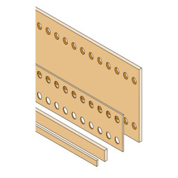 Шина медная плоская 32x5 L=1750мм