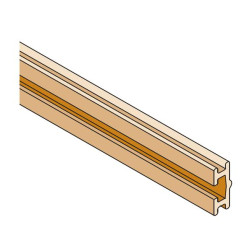 Шина медная фигурная In 630A L=1750мм