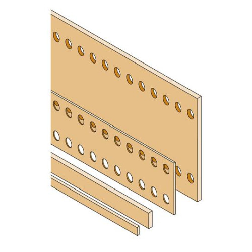 Шина медная плоская 20x5 L=1750мм